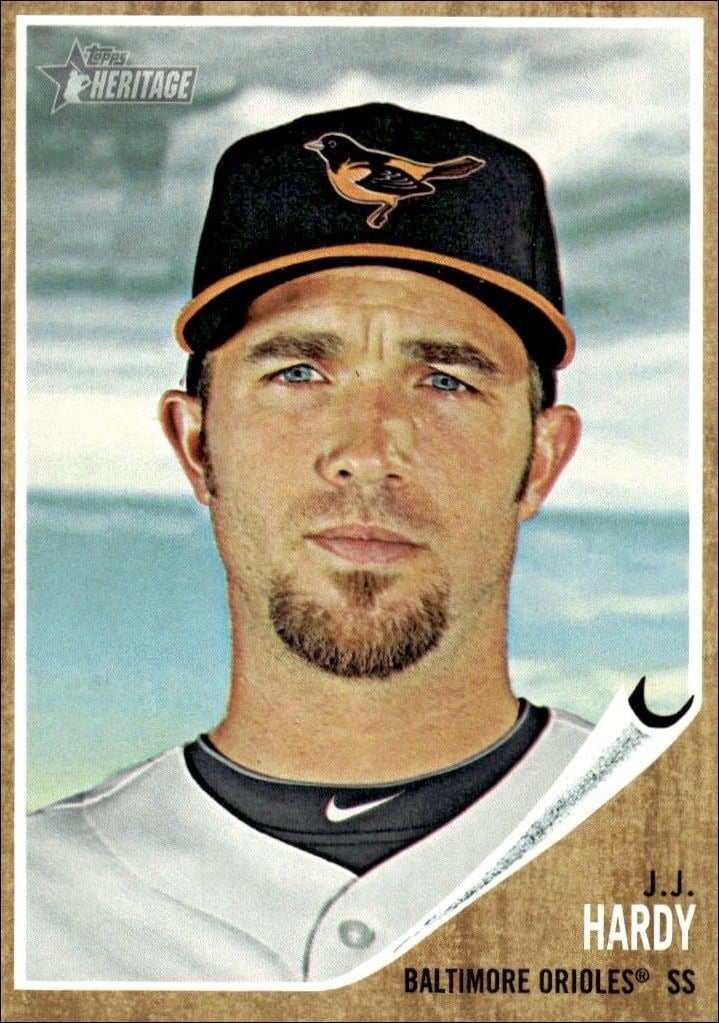 2011 Topps Heritage J.J. Hardy #339 trading card