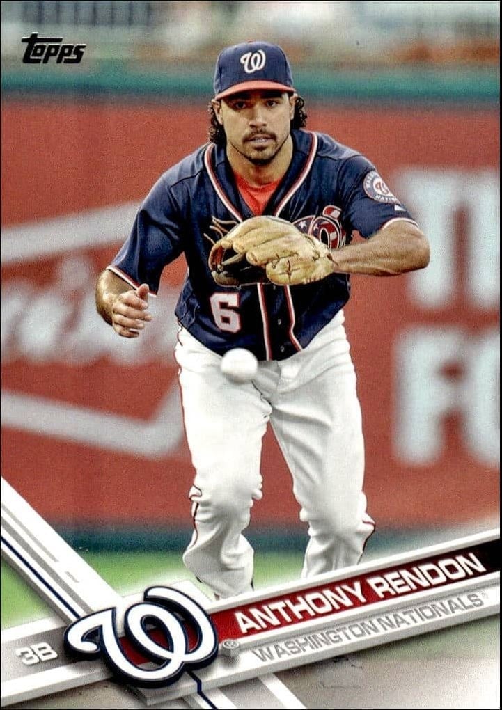 Anthony Rendon 2017 Topps Series 2 #483 Baseball Trading Card - Front 2017 Topps Series 2 Anthony Rendon #483 baseball trading card front