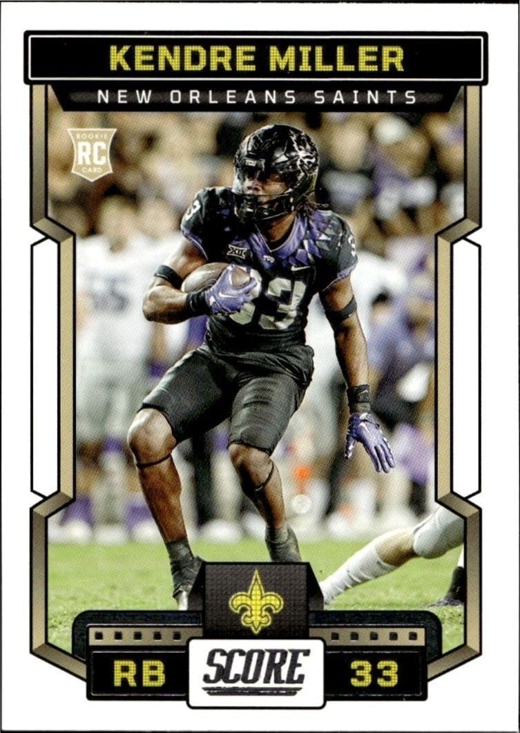2023 Panini Score Kendre Miller #321 trading card