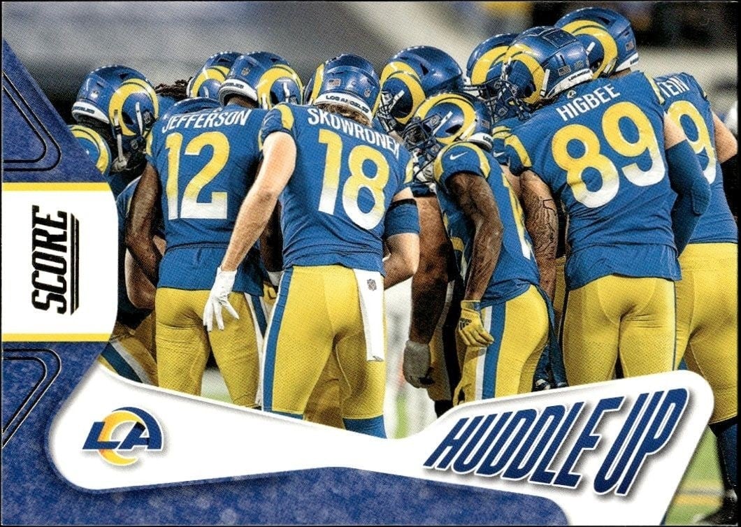 Los Angeles Rams 2023 Panini Score #15 Football Trading Card - Front 2023 Panini Score Los Angeles Rams #15 football trading card front