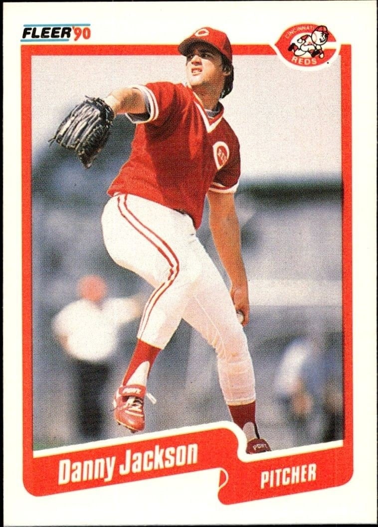 1990 Fleer Danny Jackson #422 trading card