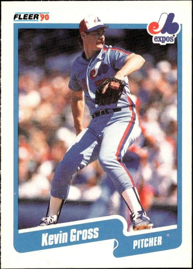 1990 Fleer Kevin Gross #348 trading card