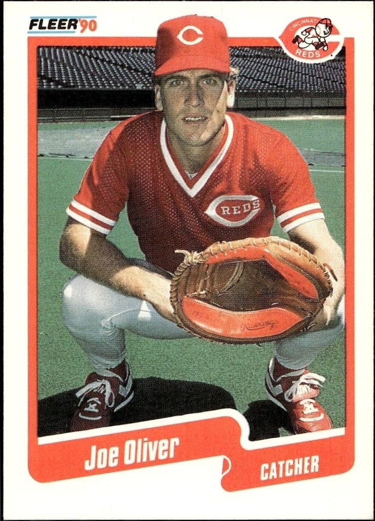 1990 Fleer Joe Oliver #426B trading card