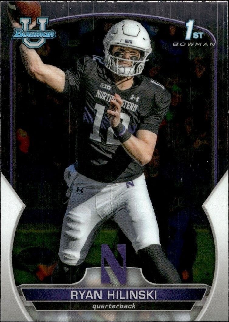 2022 Bowman University Chrome Ryan Hilinski #66 trading card