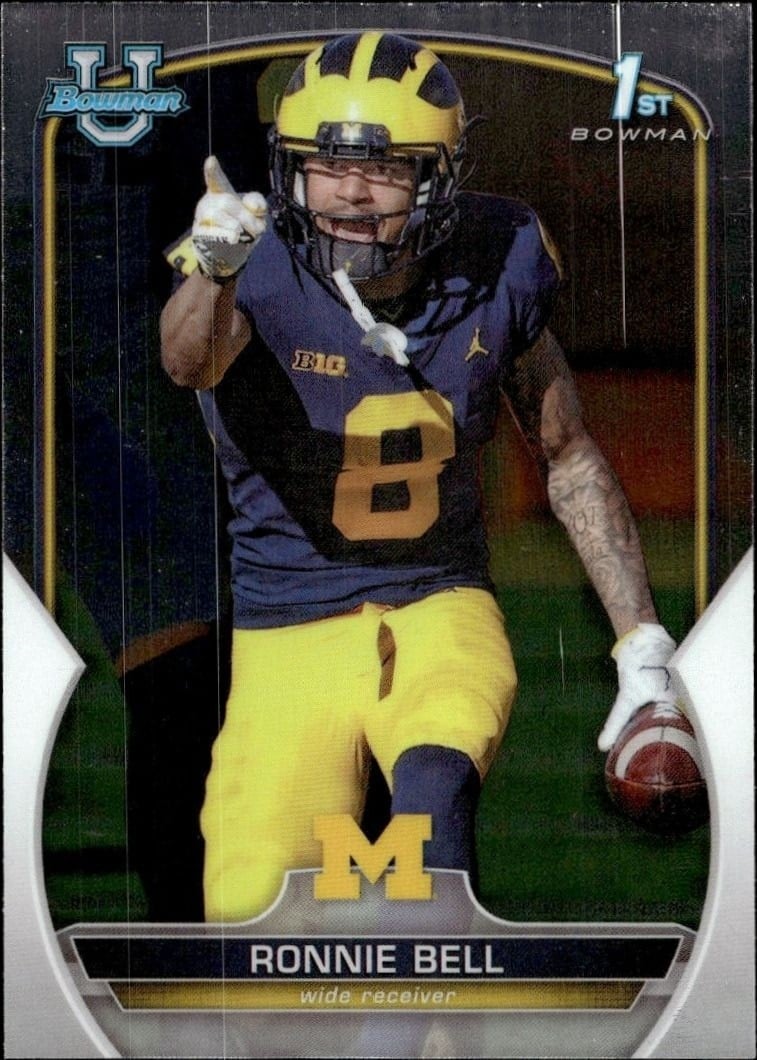 2022 Bowman University Chrome Ronnie Bell #22 trading card