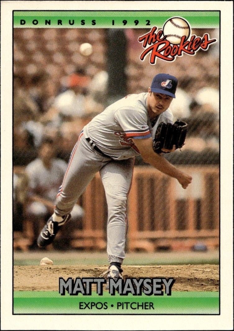 1992 Donruss the Rookies Matt Maysey #71 trading card