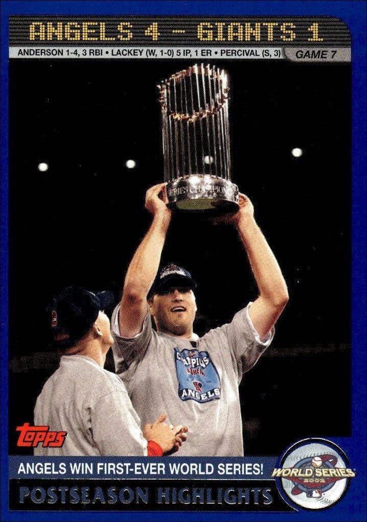 Anaheim Angels 2003 Topps #721 Baseball Trading Card - Front 2003 Topps Anaheim Angels #721 baseball trading card front