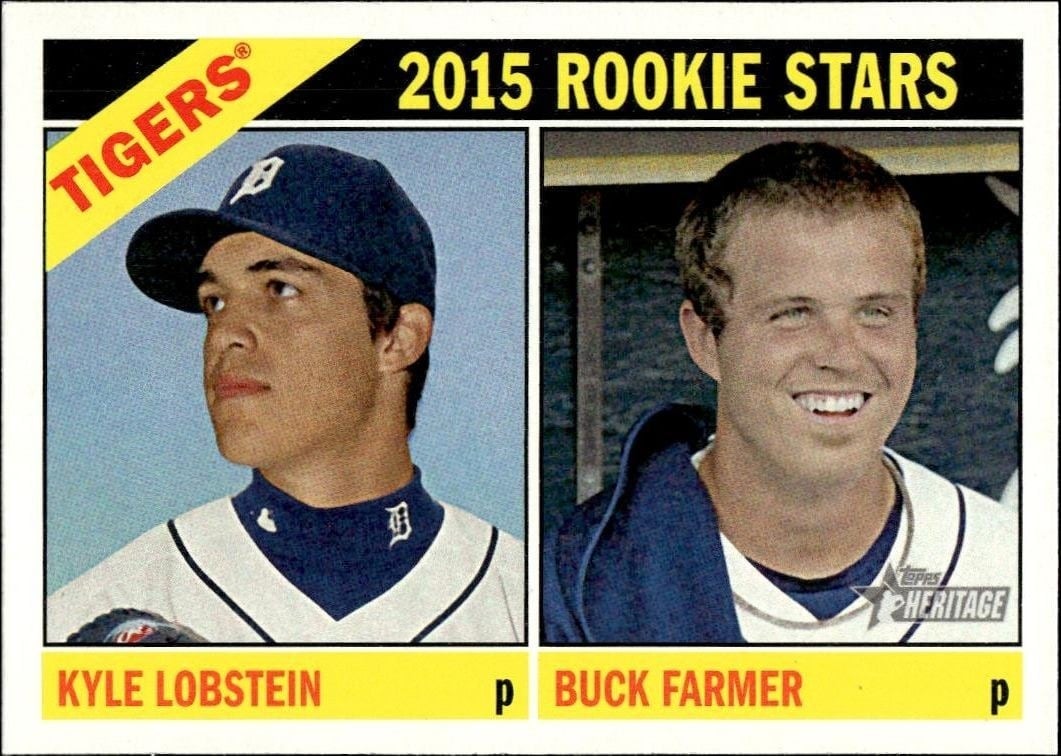 2015 Topps Heritage Kyle Lobstein #209 trading card