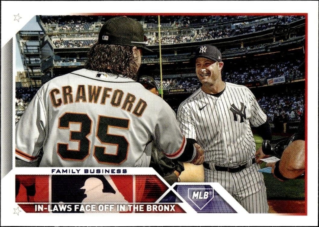 2023 Topps Update Series Brandon Crawford #US134 baseball trading card front