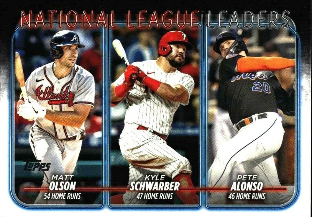 Matt Olson 2024 Topps #260 Baseball Trading Card - Front 2024 Topps Matt Olson #260 baseball trading card front