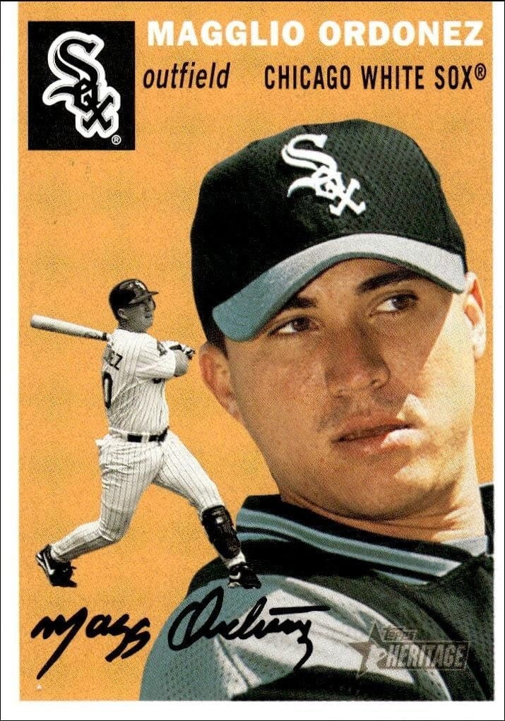 2003 Topps Heritage Magglio Ordonez #302 trading card