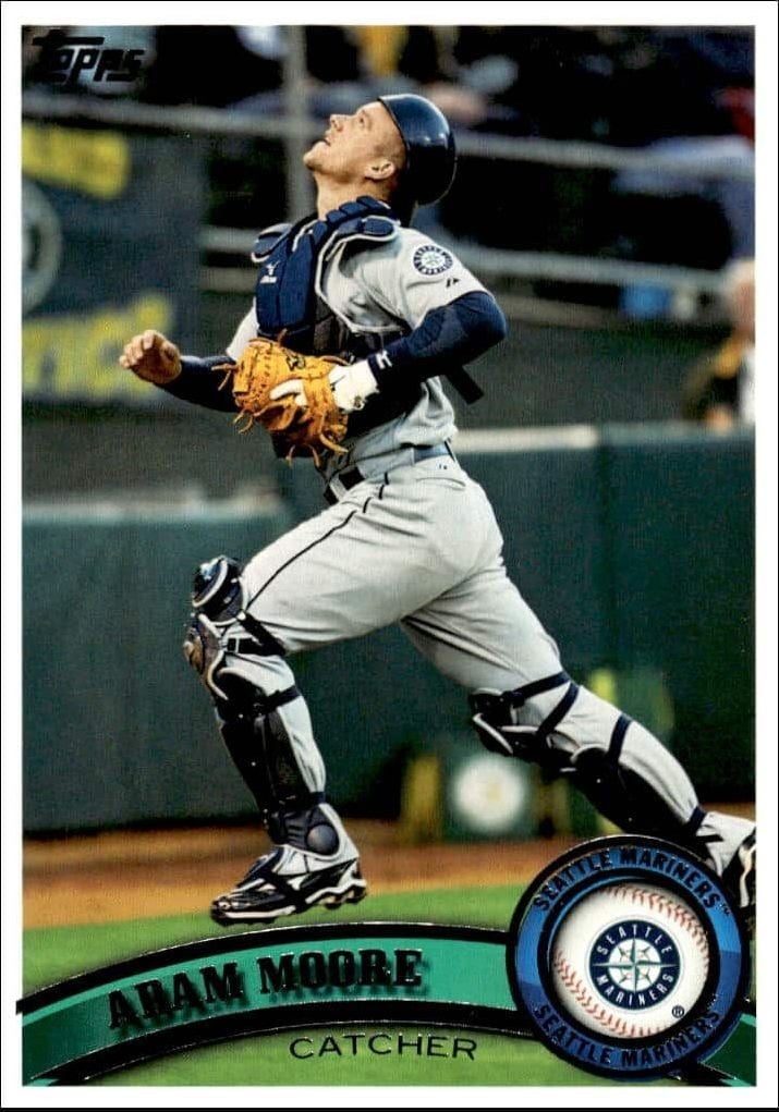 2011 Topps Series 2 Adam Moore #399 trading card