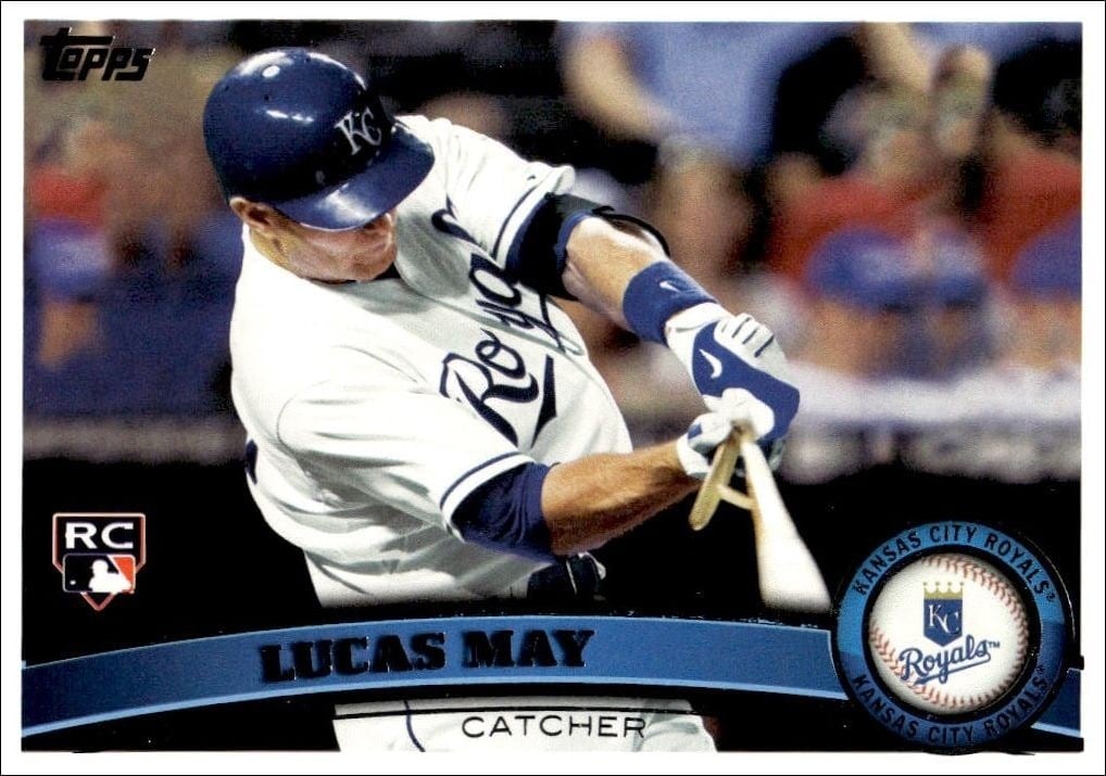 2011 Topps Series 1 Lucas May #91 trading card