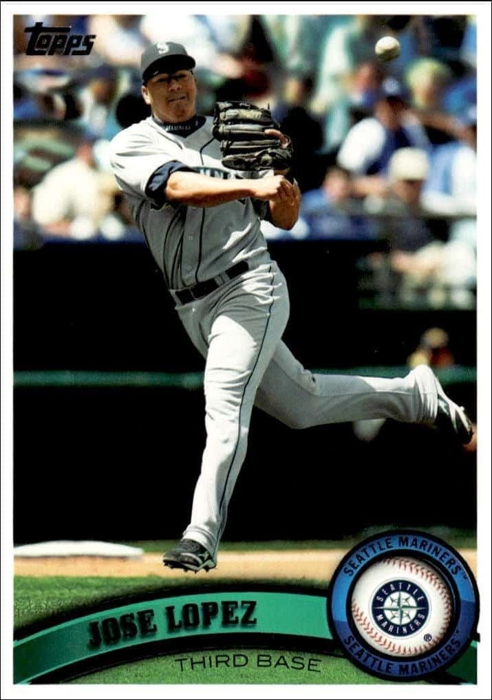 2011 Topps Series 1 Jose Lopez #173 trading card