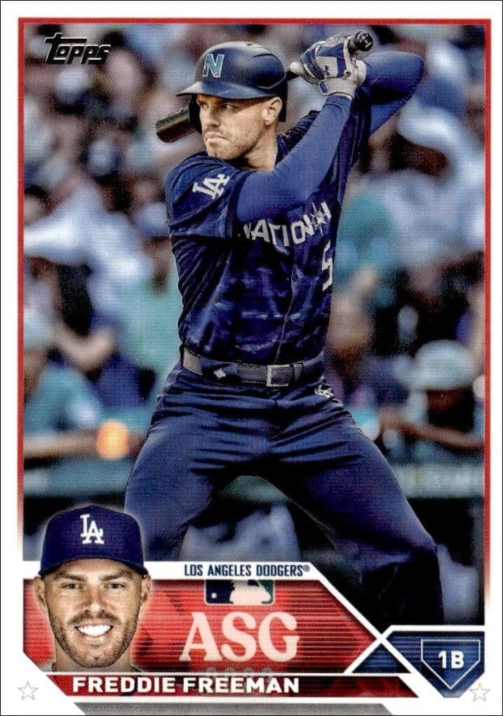 2023 Topps Update Series Freddie Freeman #ASG-25 baseball trading card front