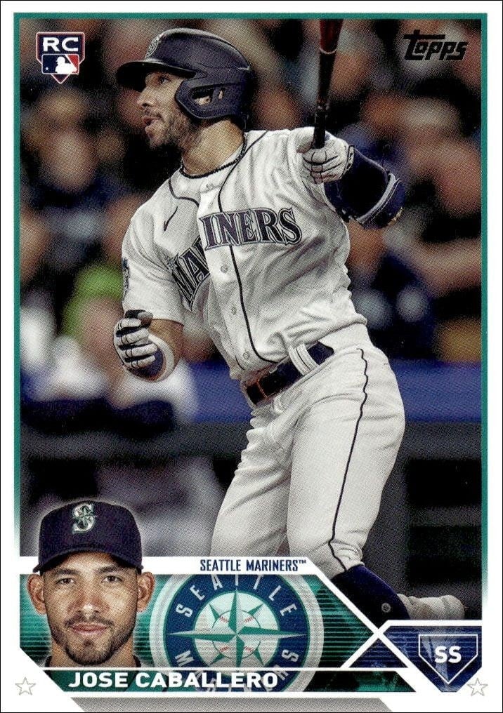2023 Topps Update Series Jose Caballero #US183 baseball trading card front