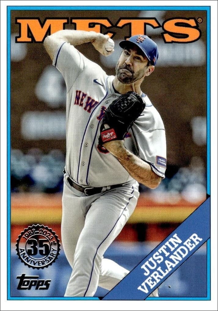 2023 Topps Update Series Justin Verlander #88US-34 baseball trading card front