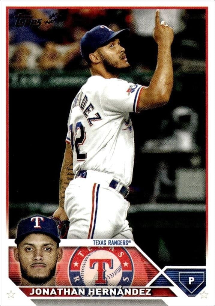 2023 Topps Update Series Jonathan Hernandez #US312 trading card