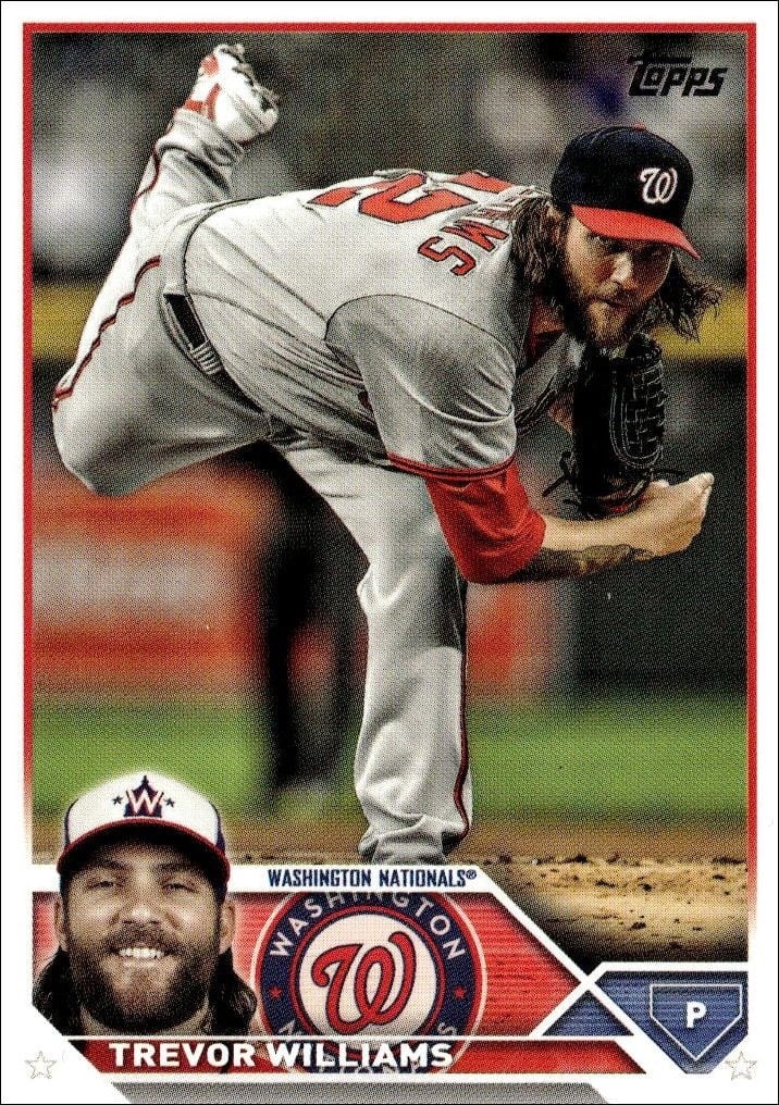 2023 Topps Update Series Trevor Williams #US48 trading card