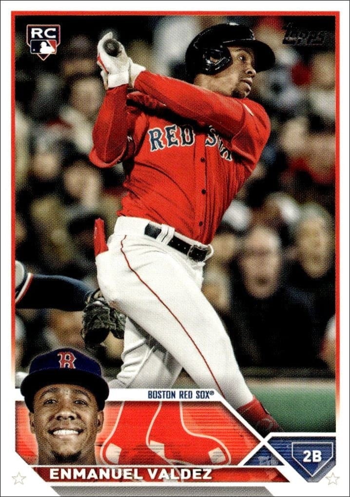 2023 Topps Update Series Enmanuel Valdez #US310 trading card