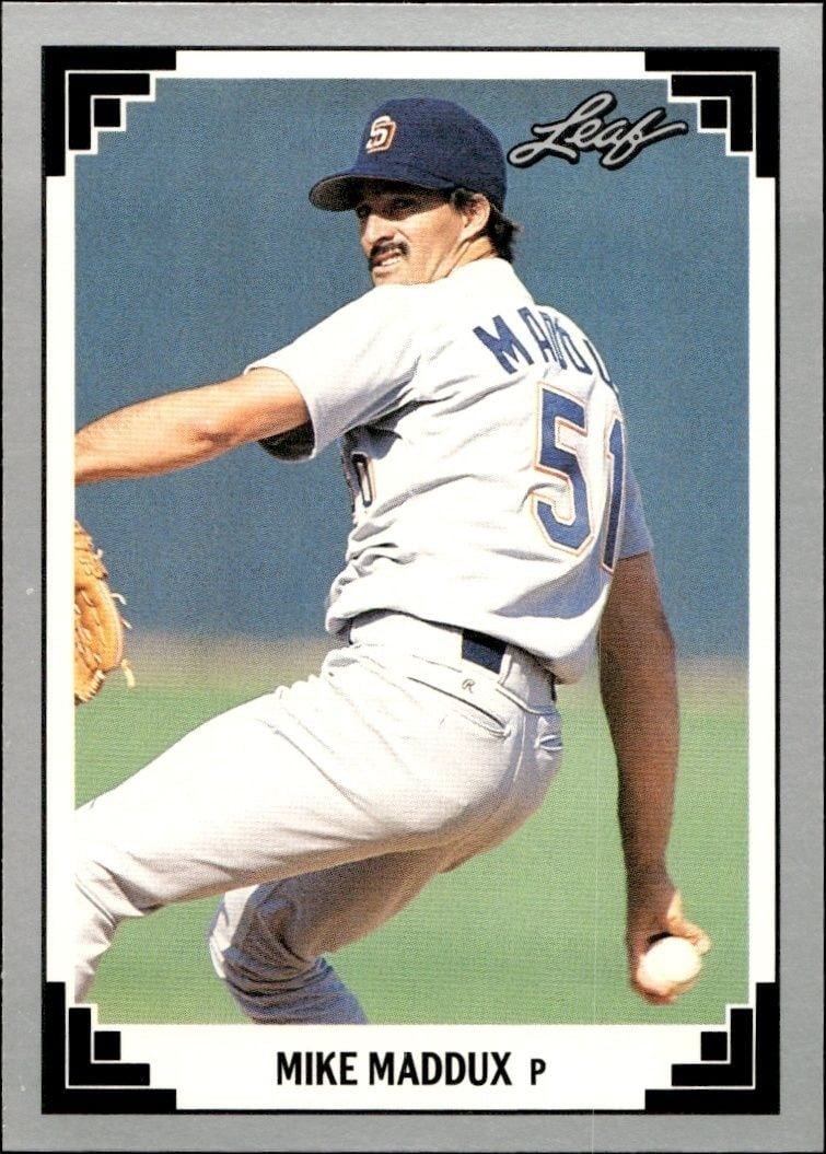 1991 Leaf Mike Maddux #300 trading card
