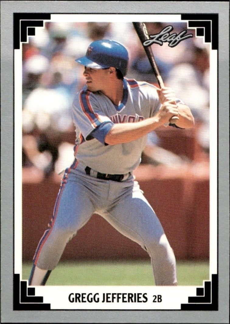 1991 Leaf Gregg Jefferies #465 trading card