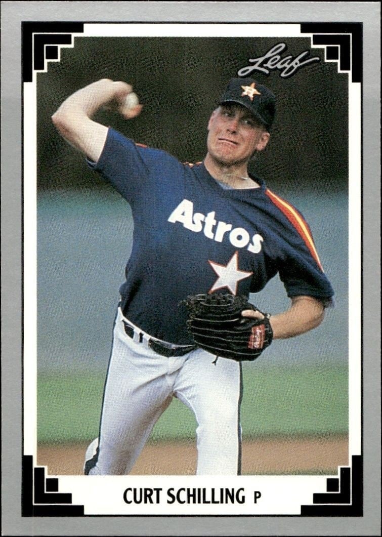 1991 Leaf Curt Schilling #292 trading card