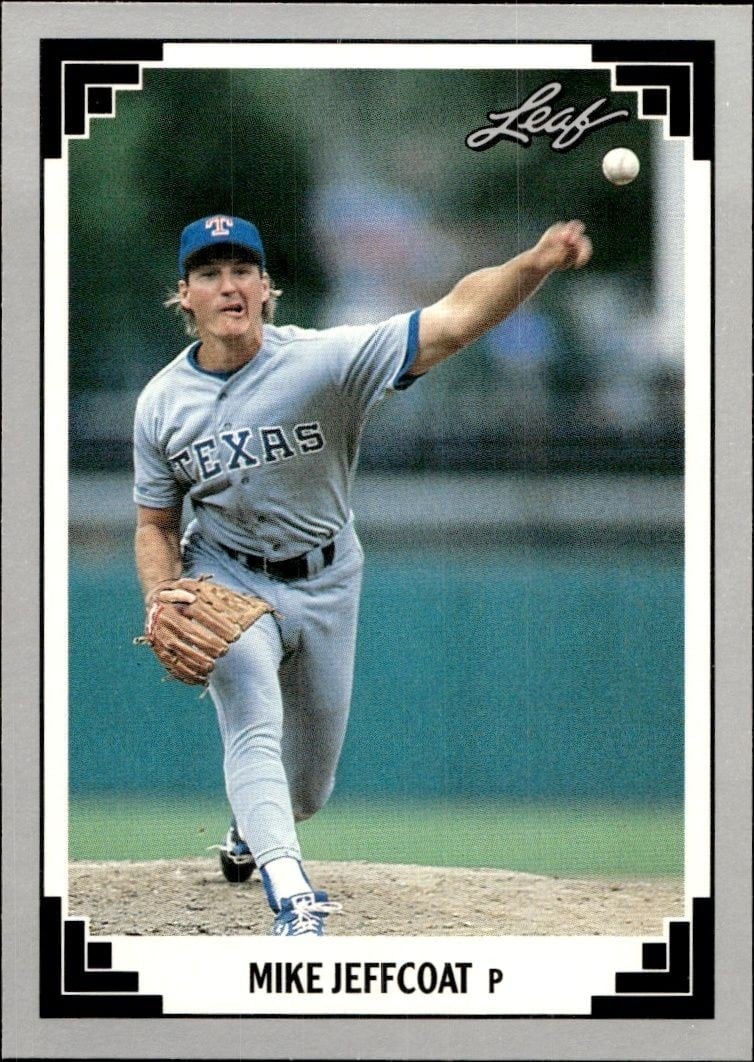 1991 Leaf Mike Jeffcoat #386 trading card
