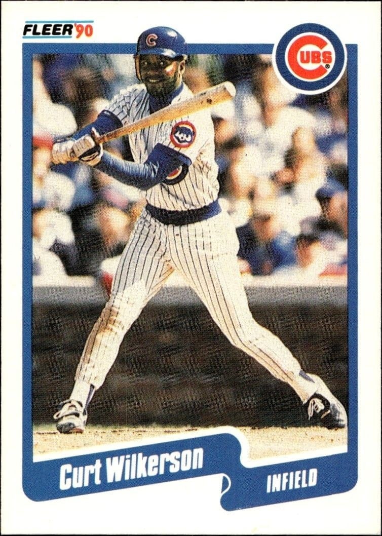 1990 Fleer Curt Wilkerson #46 trading card