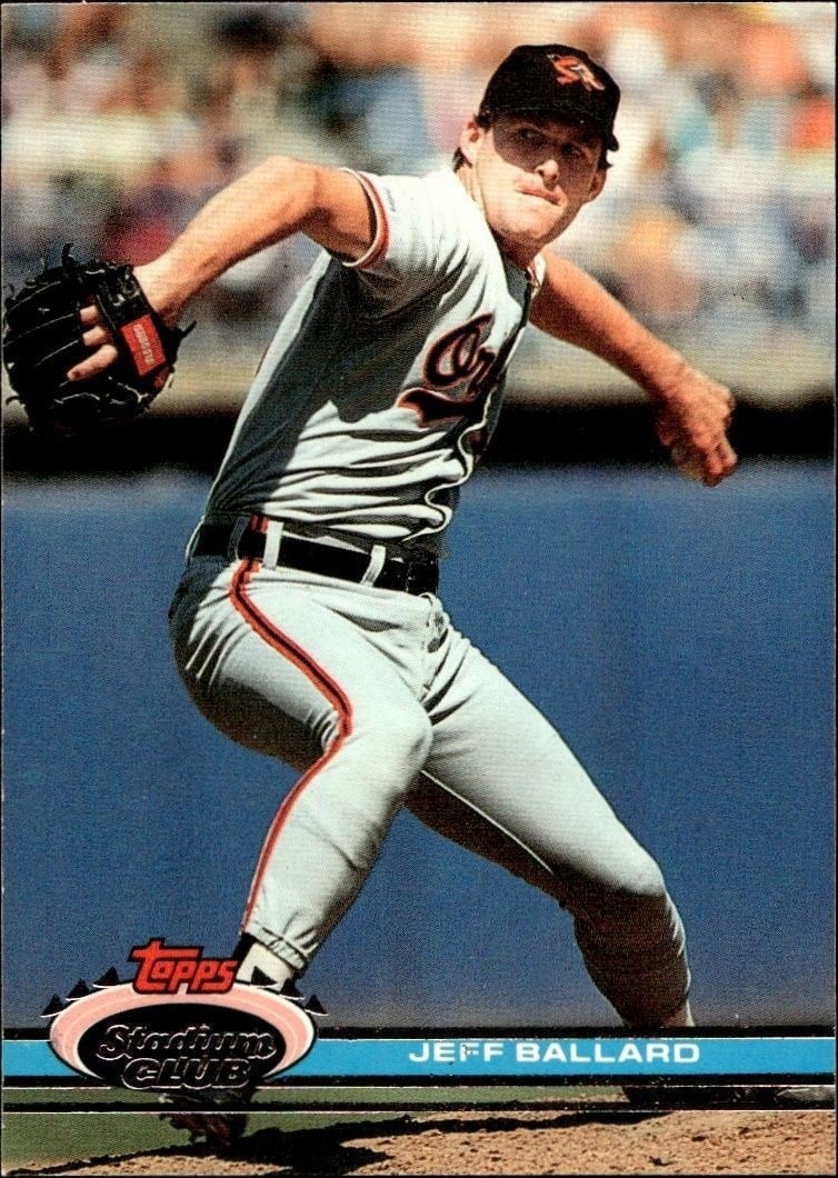 1991 Topps Stadium Club Jeff Ballard #283 trading card