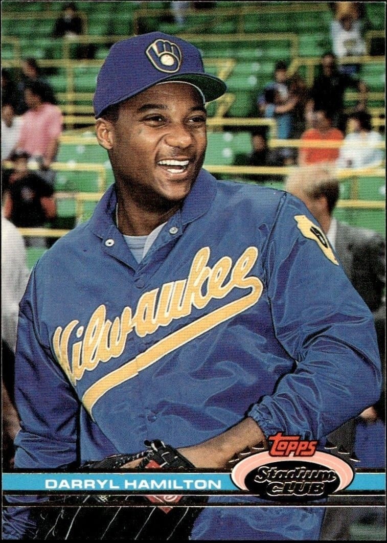 1991 Topps Stadium Club Darryl Hamilton #234 trading card