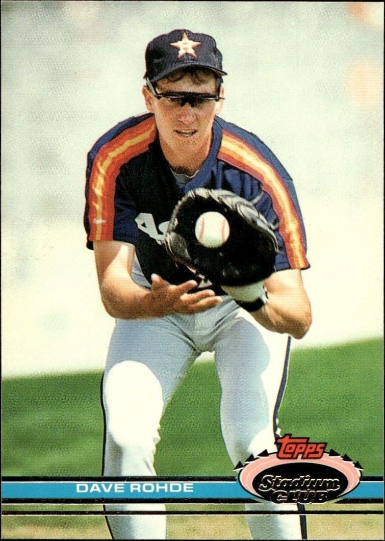 1991 Topps Stadium Club Dave Rohde #137 trading card