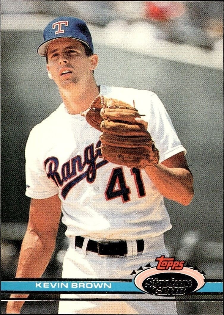 1991 Topps Stadium Club Kevin Brown #56 trading card