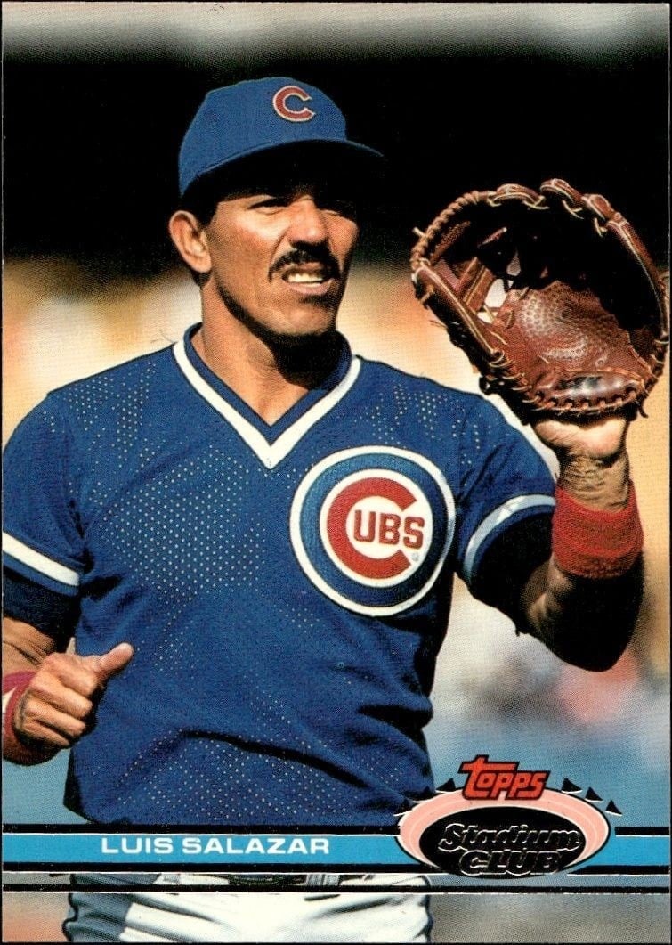 1991 Topps Stadium Club Luis Salazar #94 trading card
