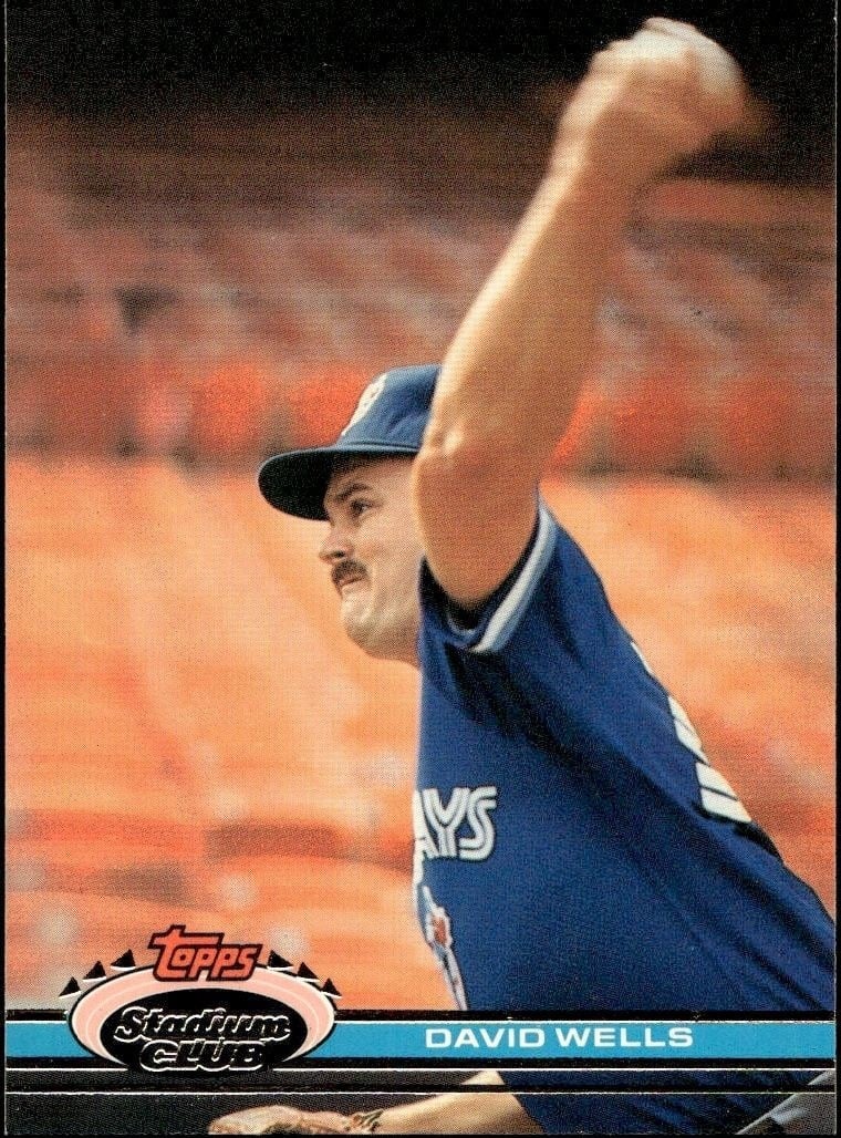 1991 Topps Stadium Club David Wells #133 trading card