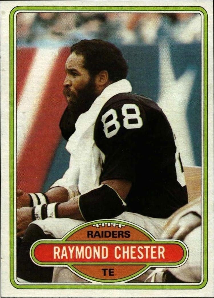 1980 Topps Raymond Chester #403 trading card