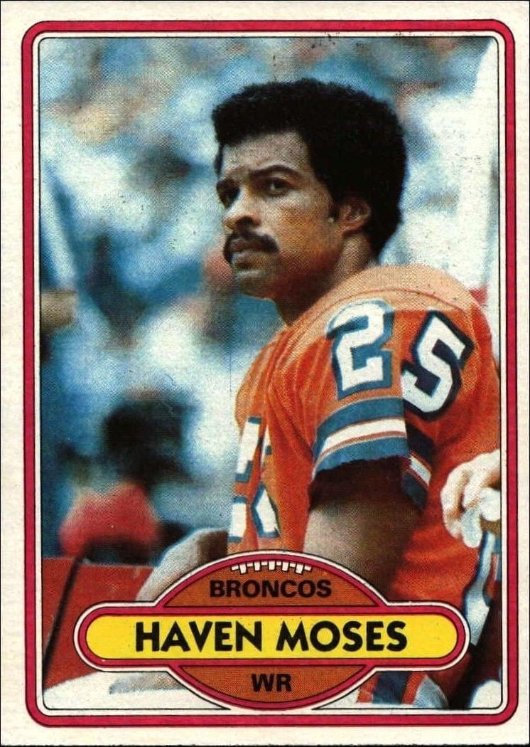 1980 Topps Haven Moses #496 trading card
