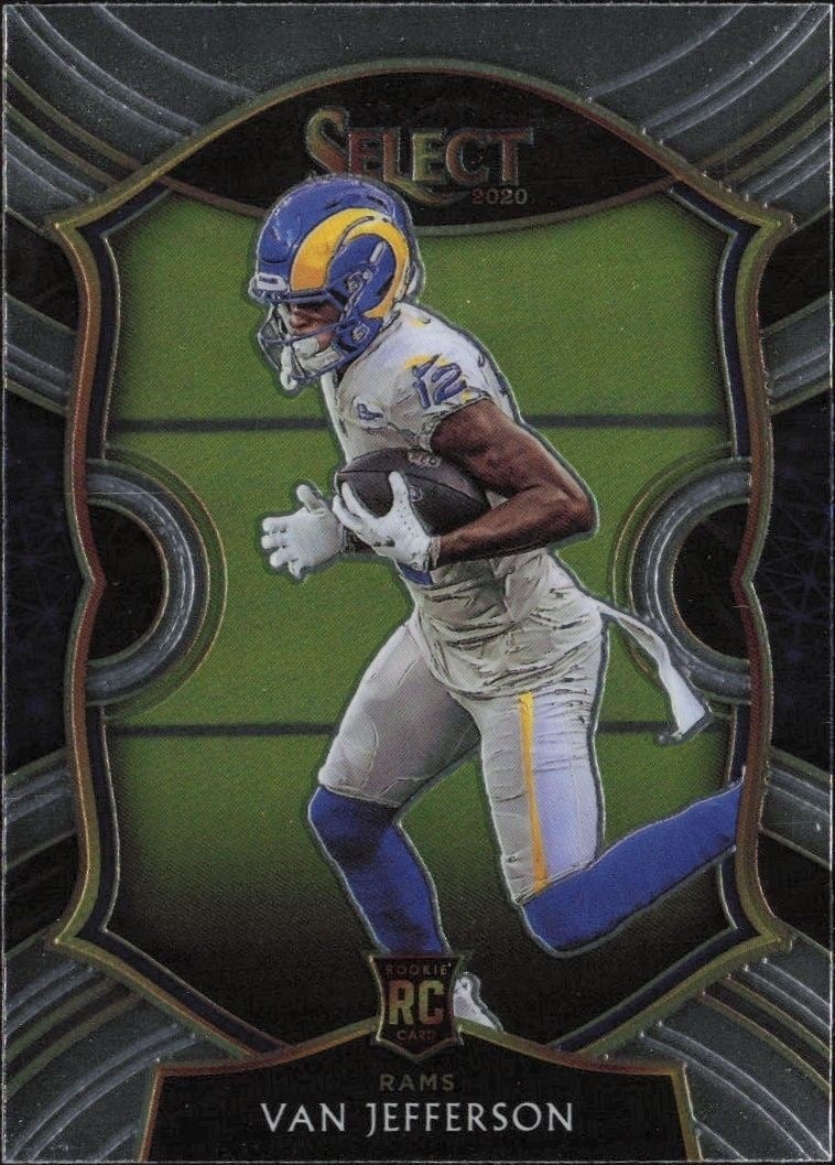 Van Jefferson 2020 Panini Select #71 Football Trading Card - Front 2020 Panini Select Van Jefferson #71 football trading card front