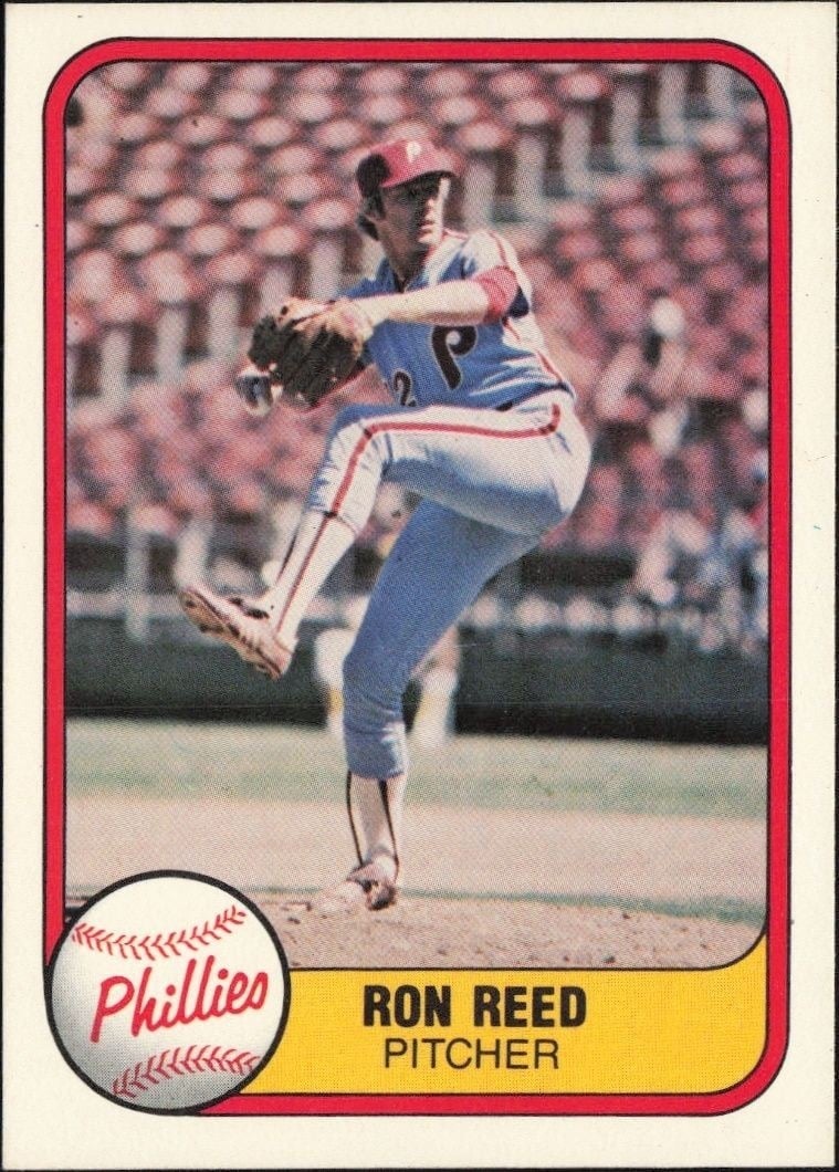 1981 Fleer Ron Reed #11 trading card