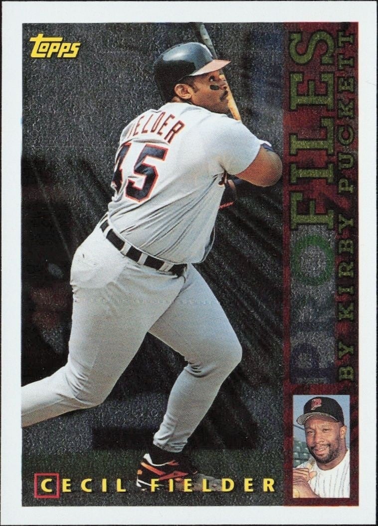 1996 Topps Cecil Fielder #AL-04 baseball trading card front