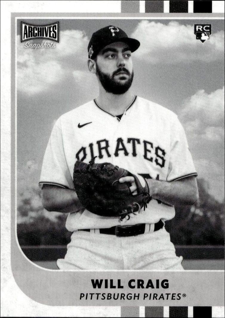 2021 Topps Archives Snapshots Will Craig #14 baseball trading card front