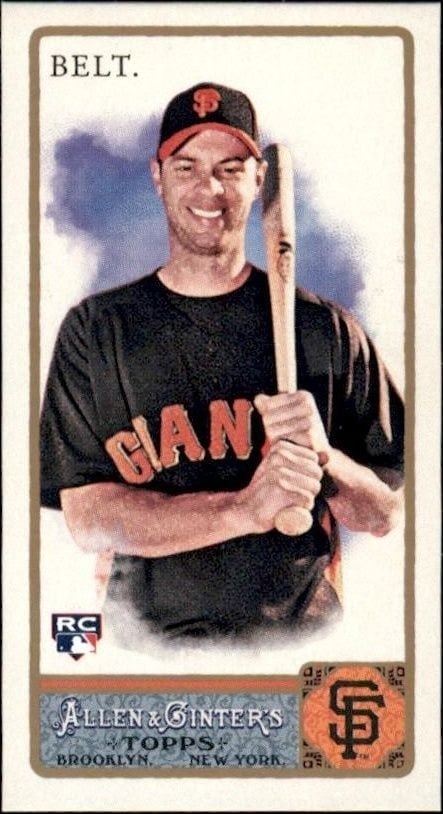 2011 Topps Allen & Ginter Brandon Belt #60 trading card