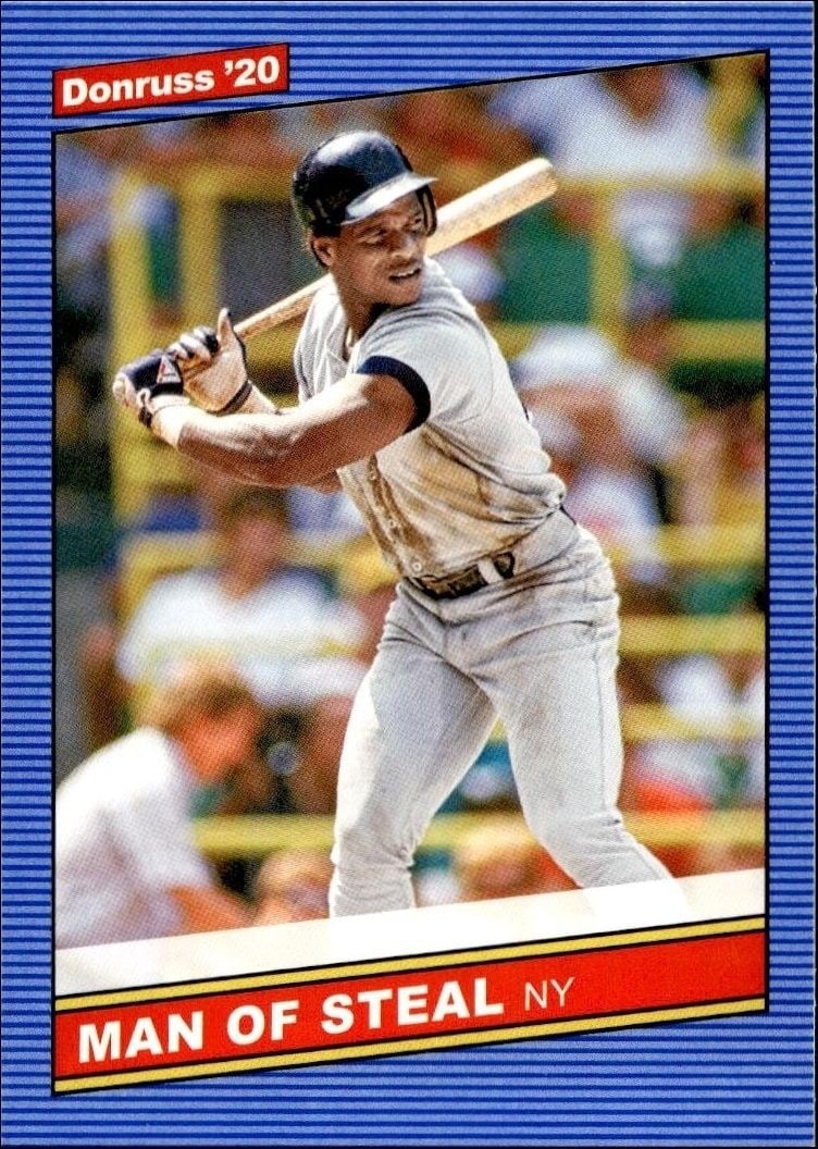 2020 Panini Donruss Rickey Henderson #219 trading card