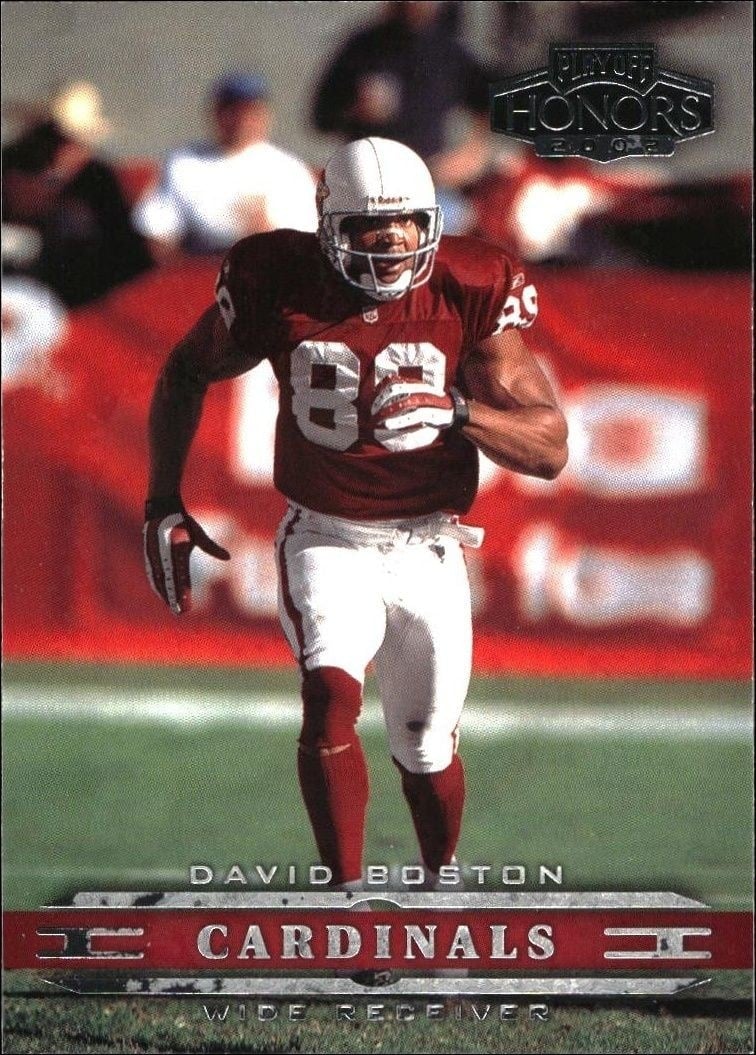 2002 Playoff Honors David Boston #1 trading card