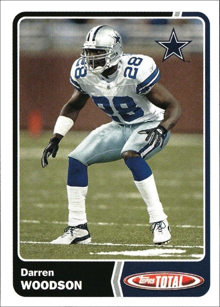 2003 Topps Total Darren Woodson #137 trading card