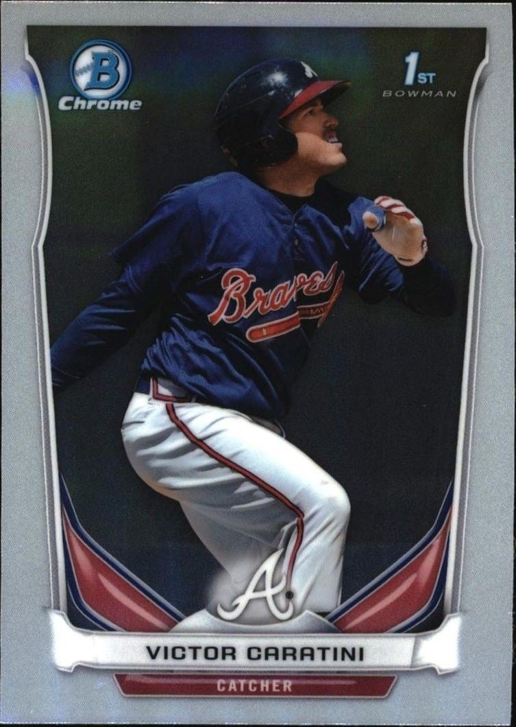 Victor Caratini 2014 Bowman #BCP90 Baseball Trading Card - Front 2014 Bowman Victor Caratini #BCP90 baseball trading card front