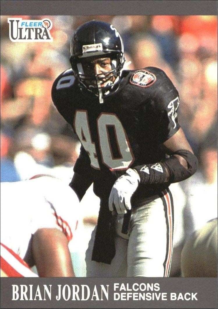 1991 Fleer Ultra Brian Jordan #145 trading card