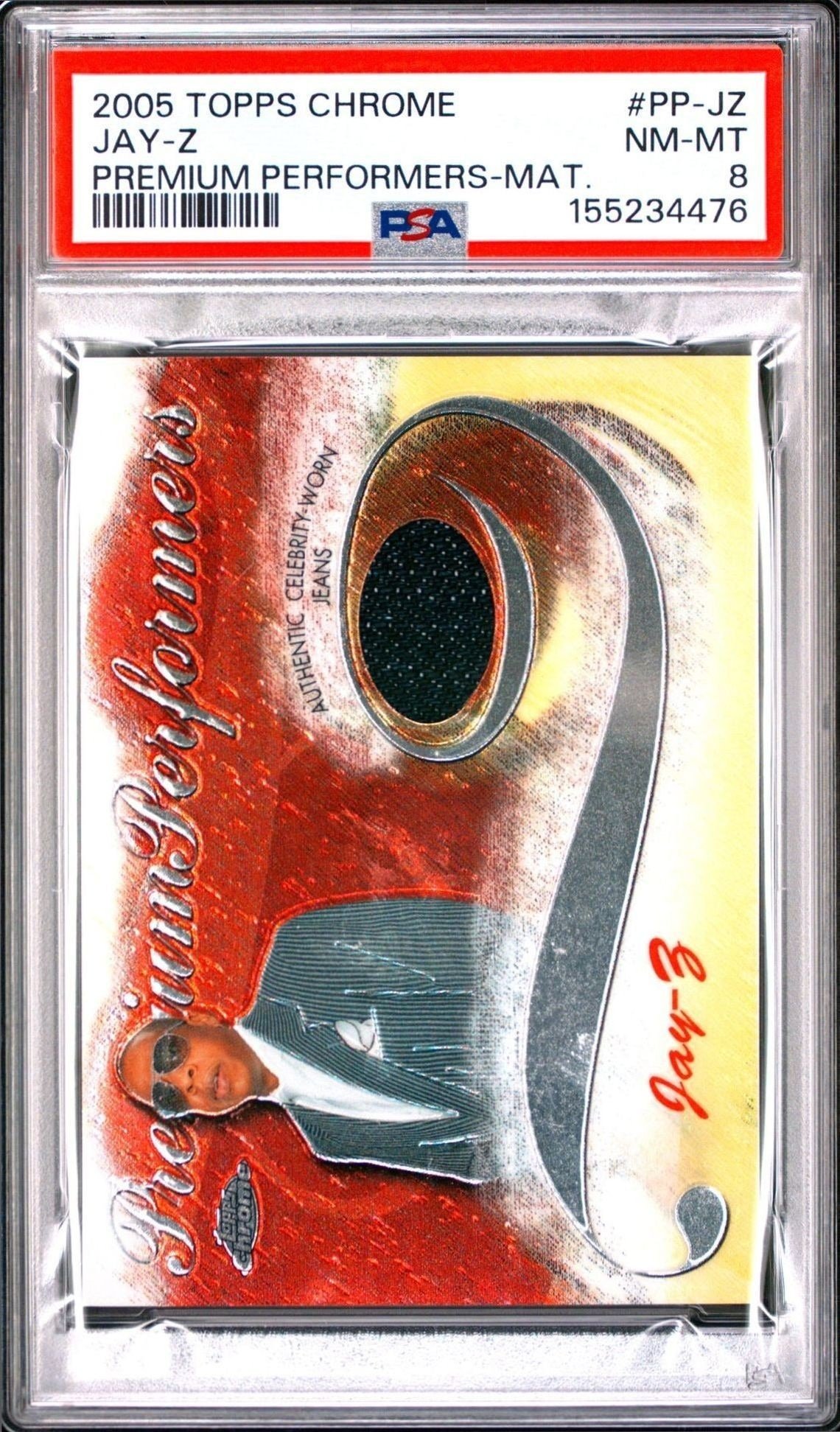 2005 Topps Chrome Jay-Z #PP-JZ baseball trading card front