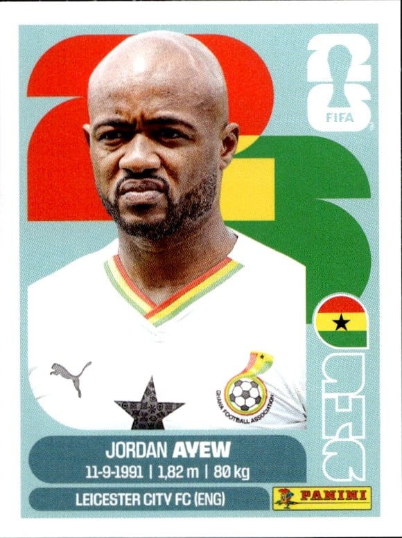 2026 Panini Fifa World Cup Jordan Ayew #GHA 16 trading card