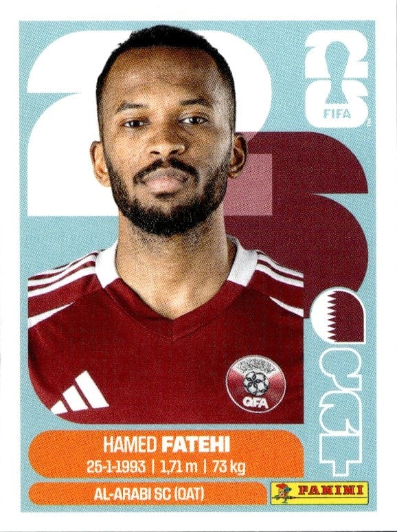 2026 Panini Fifa World Cup Hamed Fatehi #QAT 12 soccer trading card front